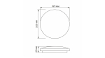 Oprawa sufitowa LED TOMA 24W NW